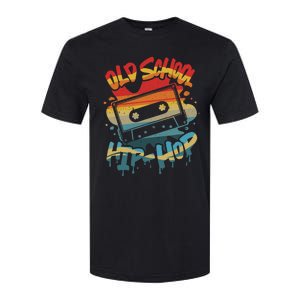 Retro Old School Hip Hop 80s 90s Graffiti Cassette Mixtape Softstyle CVC T-Shirt