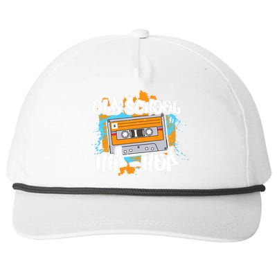 Retro Old School Hip Hop 80s 90s Graffiti Cassette Gift Snapback Five-Panel Rope Hat