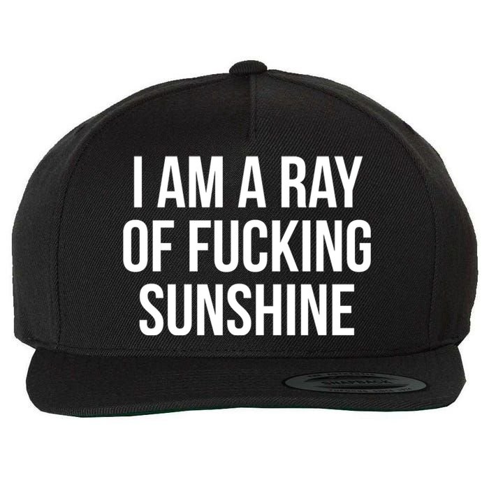 Ray Of Sunshine Wool Snapback Cap