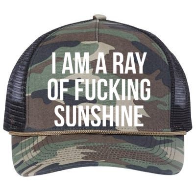 Ray Of Sunshine Retro Rope Trucker Hat Cap