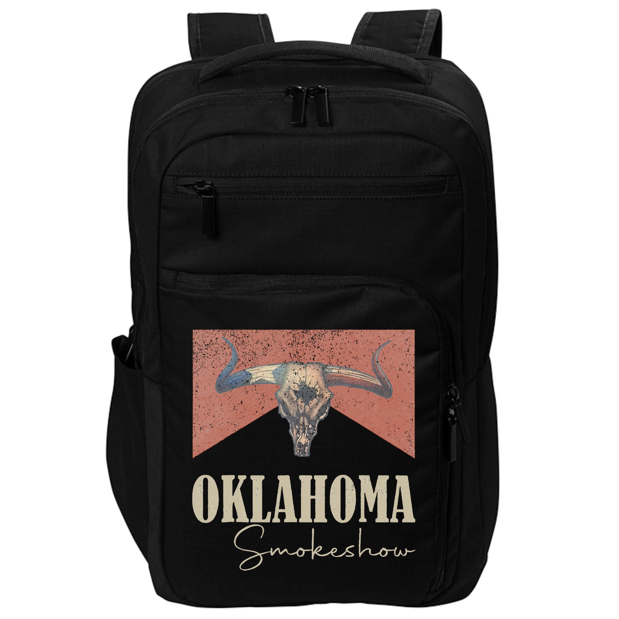 Retro Oklahoma Smokeshow Western Impact Tech Backpack