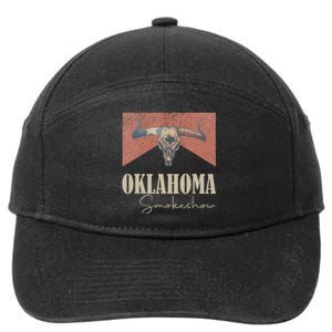 Retro Oklahoma Smokeshow Western 7-Panel Snapback Hat