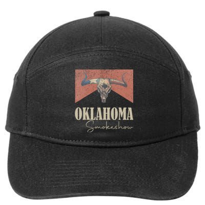 Retro Oklahoma Smokeshow Western 7-Panel Snapback Hat