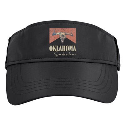 Retro Oklahoma Smokeshow Western Adult Drive Performance Visor