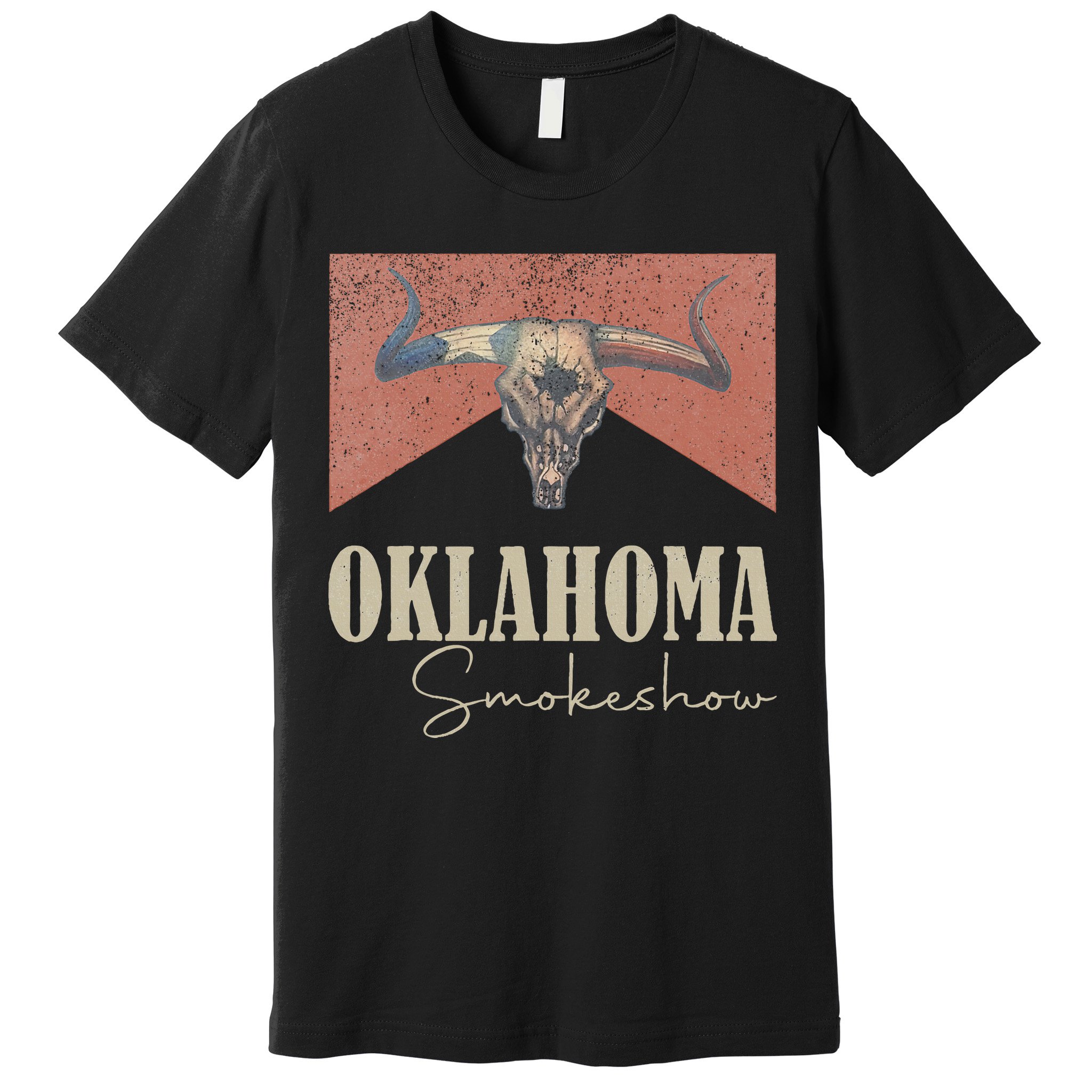 Retro Oklahoma Smokeshow Western Premium T-Shirt