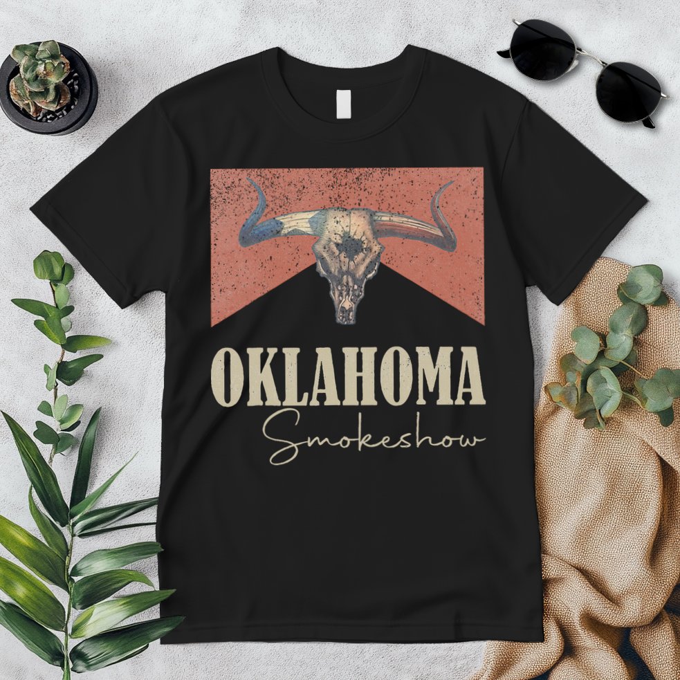 Retro Oklahoma Smokeshow Western Premium T-Shirt
