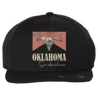 Retro Oklahoma Smokeshow Western Wool Snapback Cap