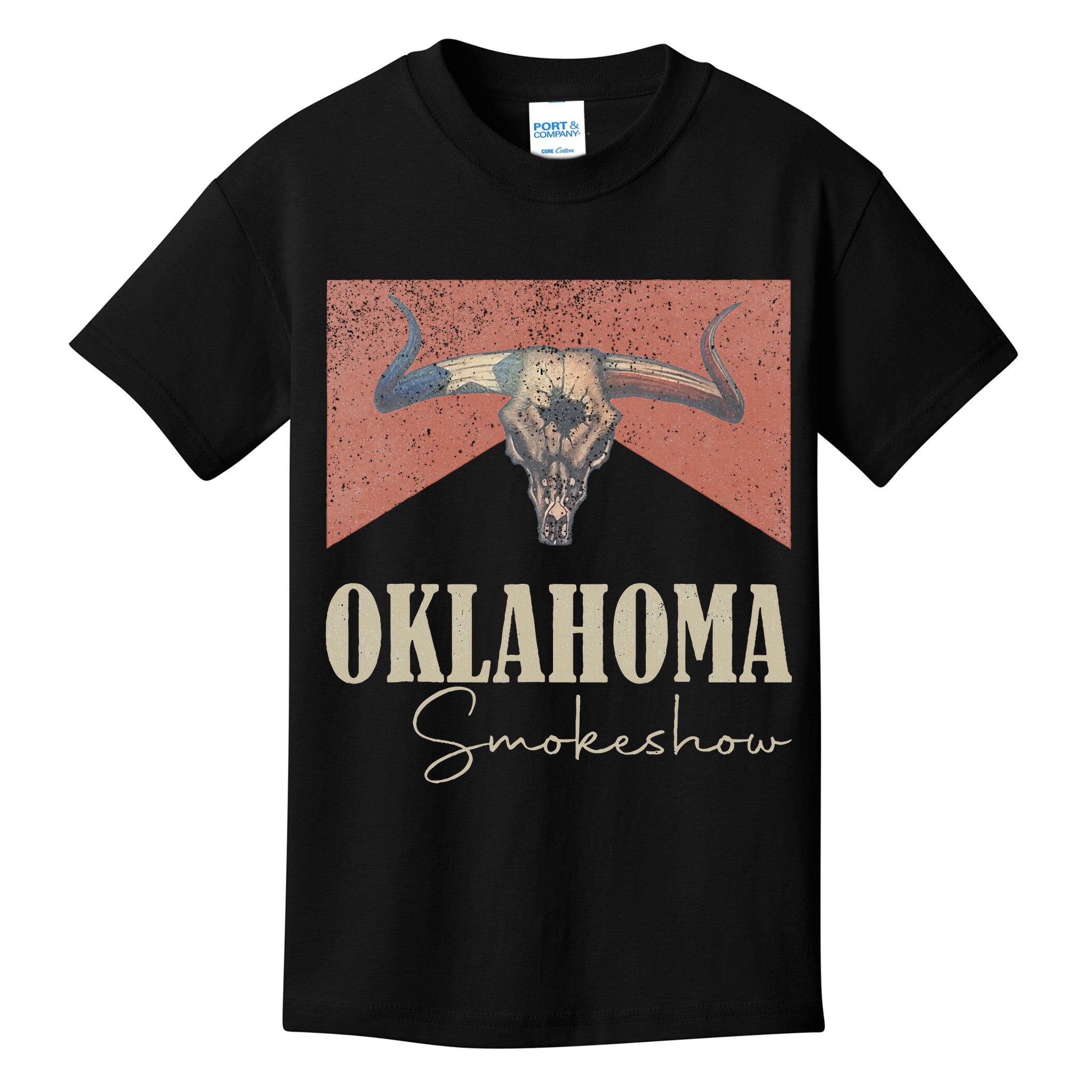 Retro Oklahoma Smokeshow Western Kids T-Shirt