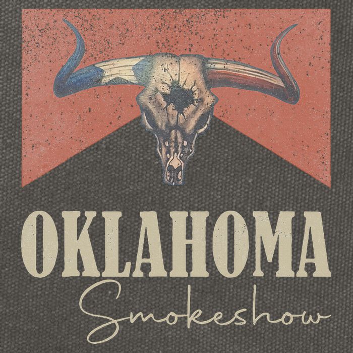 Retro Oklahoma Smokeshow Western Cotton Canvas Backpack