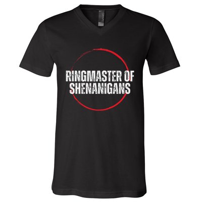 Ringmaster of Shenanigans V-Neck T-Shirt