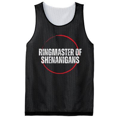 Ringmaster of Shenanigans Mesh Reversible Basketball Jersey Tank