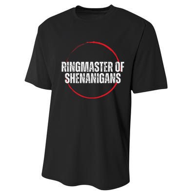 Ringmaster of Shenanigans Performance Sprint T-Shirt