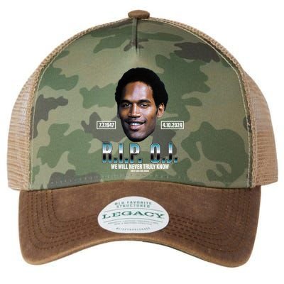 Rip Oj Simpson We Will Never Truly Know Only God Can Judge Legacy Tie Dye Trucker Hat