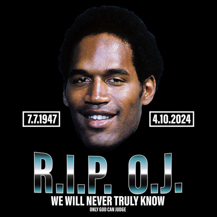 Rip Oj Simpson We Will Never Truly Know Only God Can Judge Button
