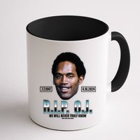 Rip Oj Simpson We Will Never Truly Know Only God Can Judge Mug