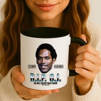 Rip Oj Simpson We Will Never Truly Know Only God Can Judge Mug