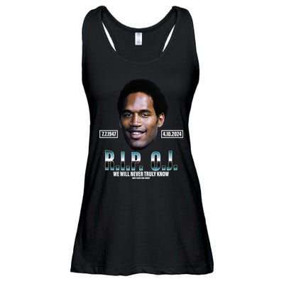 Rip Oj Simpson We Will Never Truly Know Only God Can Judge Ladies Essential Flowy Tank