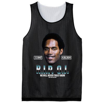 Rip Oj Simpson We Will Never Truly Know Only God Can Judge Mesh Reversible Basketball Jersey Tank