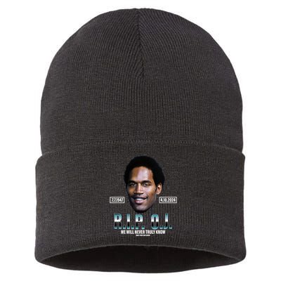 Rip Oj Simpson We Will Never Truly Know Only God Can Judge Sustainable Knit Beanie