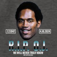 Rip Oj Simpson We Will Never Truly Know Only God Can Judge Vector Backpack
