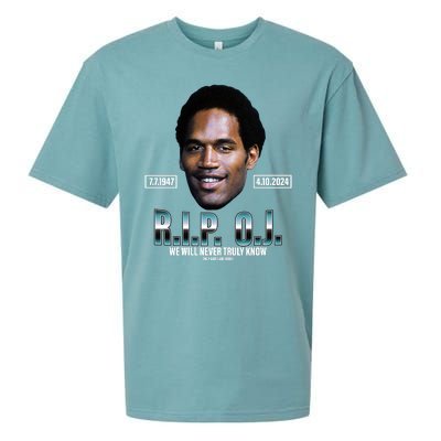 Rip Oj Simpson We Will Never Truly Know Only God Can Judge Sueded Cloud Jersey T-Shirt