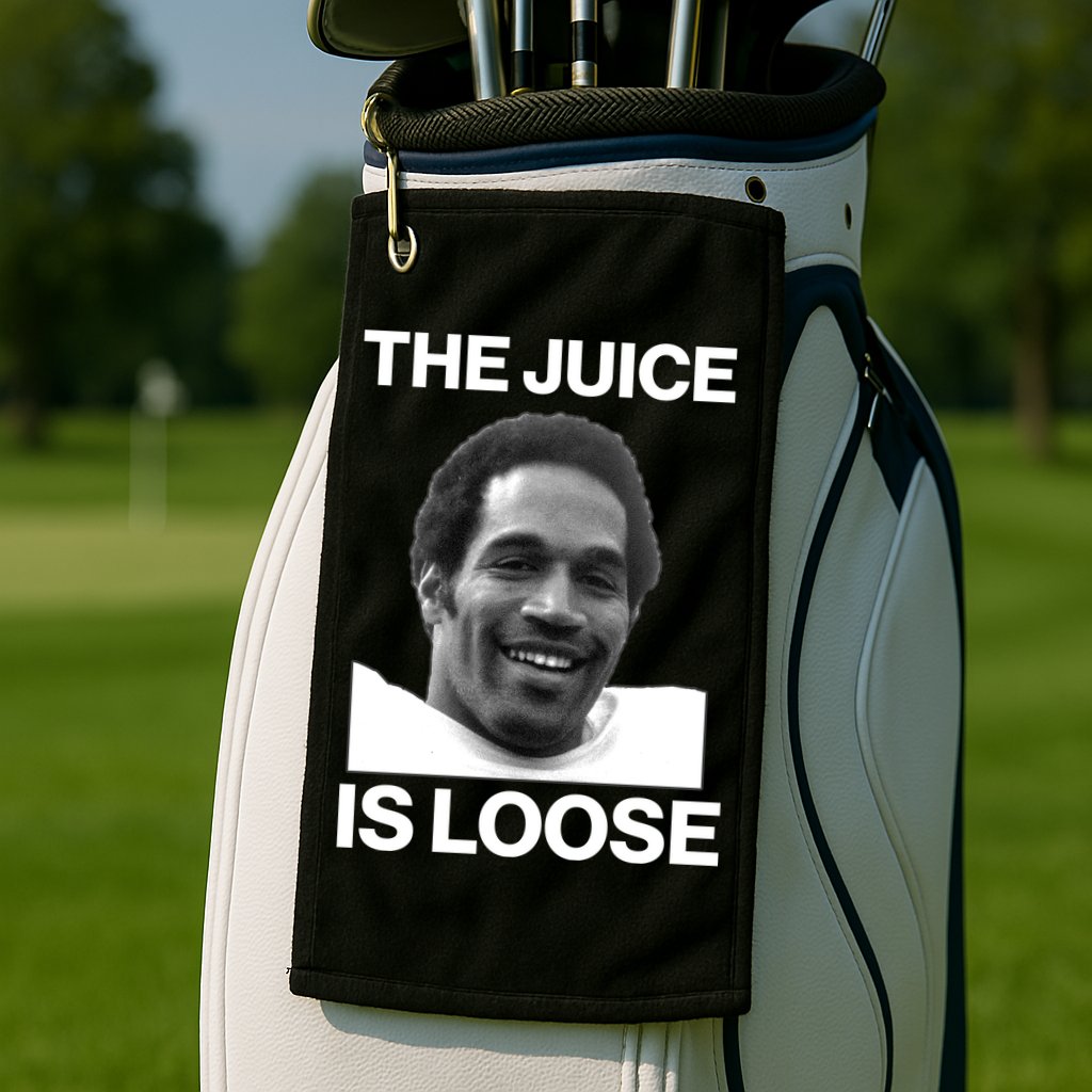 Rip Oj Simpson The Juice Is Loose Golf Towel