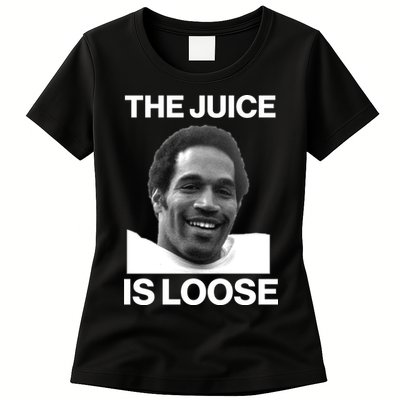 Rip Oj Simpson The Juice Is Loose Womens T-Shirt