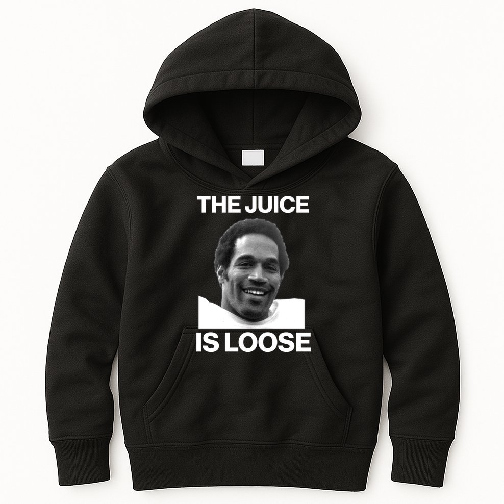 Rip Oj Simpson The Juice Is Loose Kids Hoodie