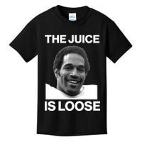 Rip Oj Simpson The Juice Is Loose Kids T-Shirt
