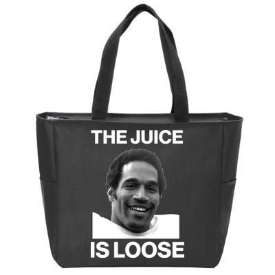 Rip Oj Simpson The Juice Is Loose Zip Tote Bag