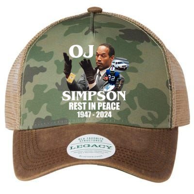 Rip Oj Simpson 1947 2024 Legacy Tie Dye Trucker Hat