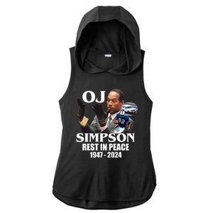 Rip Oj Simpson 1947 2024 Ladies PosiCharge Tri-Blend Wicking Draft Hoodie Tank