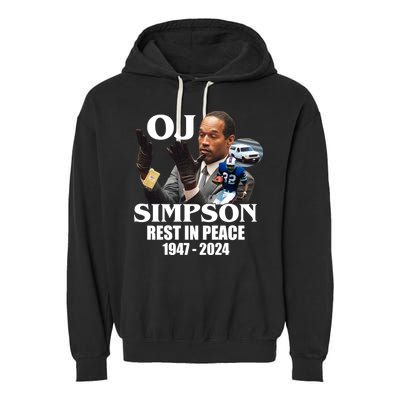Rip Oj Simpson 1947 2024 Garment-Dyed Fleece Hoodie