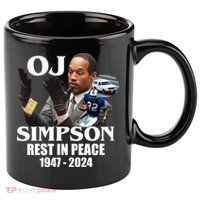 Rip Oj Simpson 1947 2024 11oz C Handle Ceramic Mug