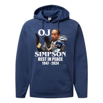 Rip Oj Simpson 1947 2024 Performance Fleece Hoodie