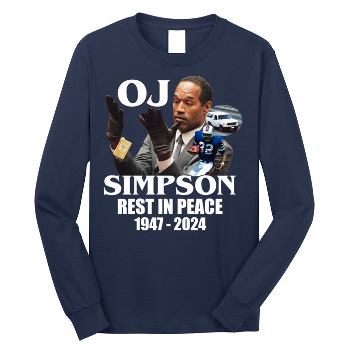 Rip Oj Simpson 1947 2024 Long Sleeve Shirt