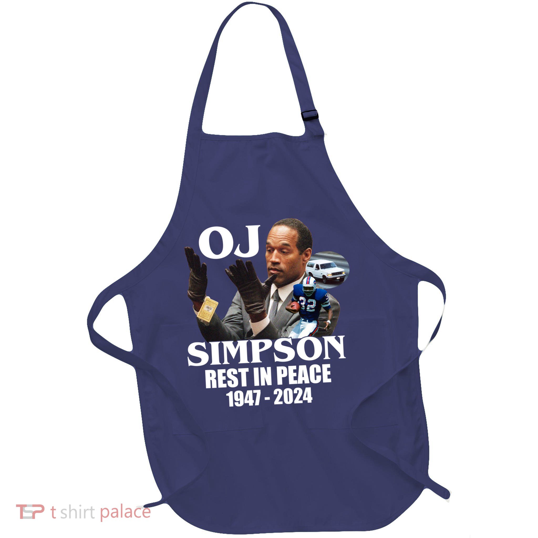 Rip Oj Simpson 1947 2024 Full-Length Apron With Pockets