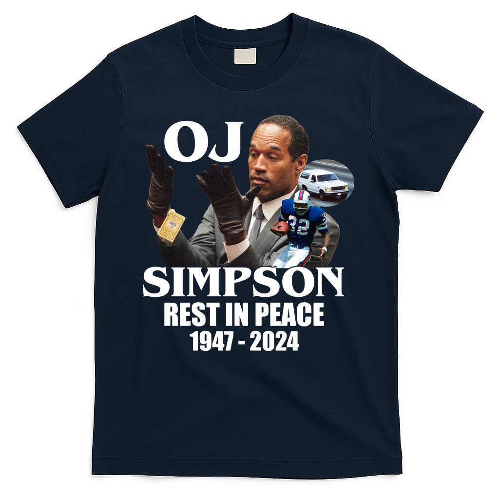 Rip Oj Simpson 1947 2024 T-Shirt | TeeShirtPalace Rip Oj Simpson 1947 2024 T-Shirt | TeeShirtPalace