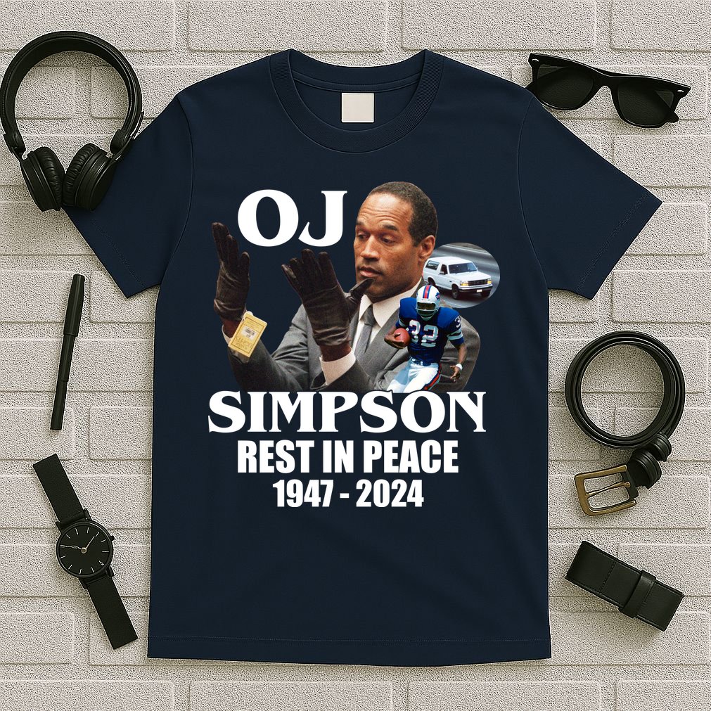 Rip Oj Simpson 1947 2024 T-Shirt | TeeShirtPalace Rip Oj Simpson 1947 2024 T-Shirt | TeeShirtPalace