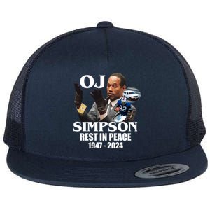 Rip Oj Simpson 1947 2024 Flat Bill Trucker Hat