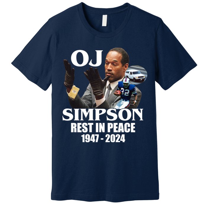 Rip Oj Simpson 1947 2024 Premium T-Shirt