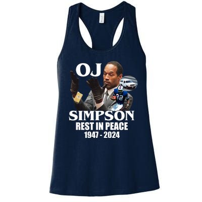 Rip Oj Simpson 1947 2024 Women's Racerback Tank