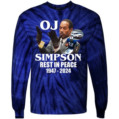 Rip Oj Simpson 1947 2024 Tie-Dye Long Sleeve Shirt