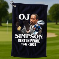 Rip Oj Simpson 1947 2024 Golf Towel