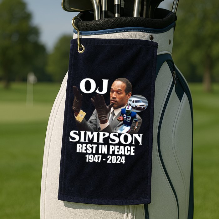 Rip Oj Simpson 1947 2024 Golf Towel