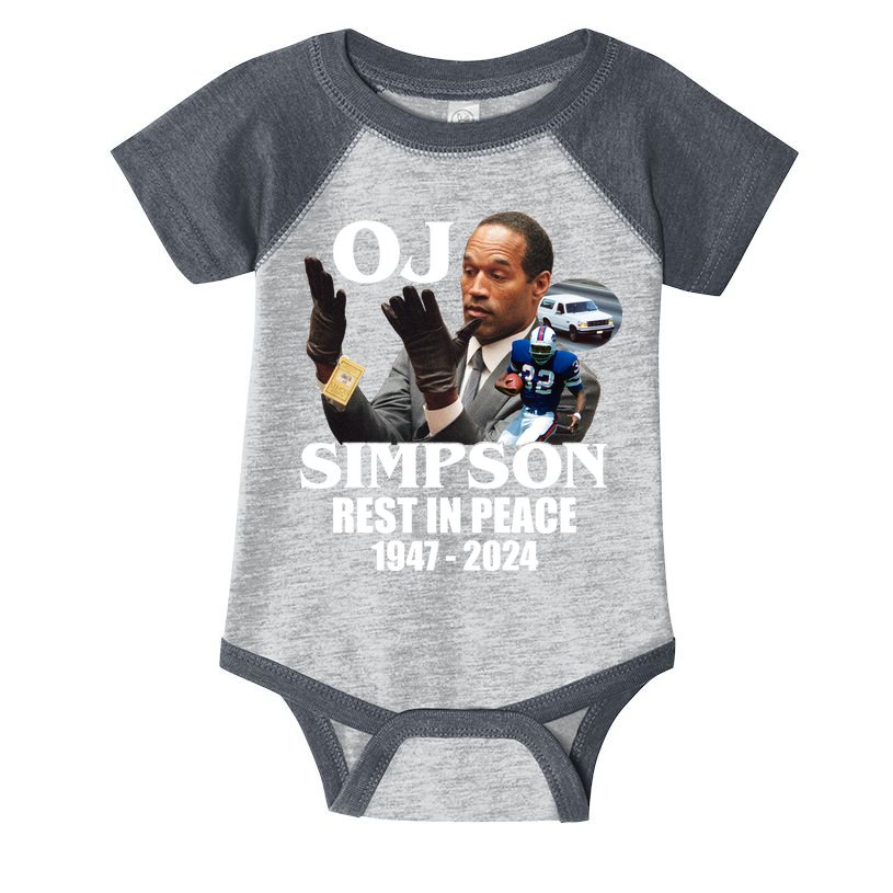 Rip Oj Simpson 1947 2024 Infant Baby Jersey Bodysuit