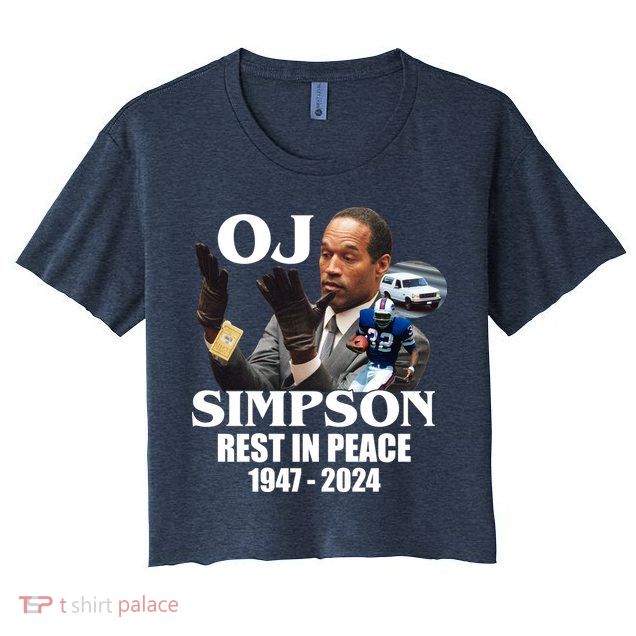 Rip Oj Simpson 1947 2024 Crop Top