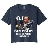 Rip Oj Simpson 1947 2024 Women's Crop Top Tee