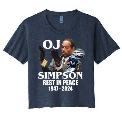 Rip Oj Simpson 1947 2024 Women's Crop Top Tee