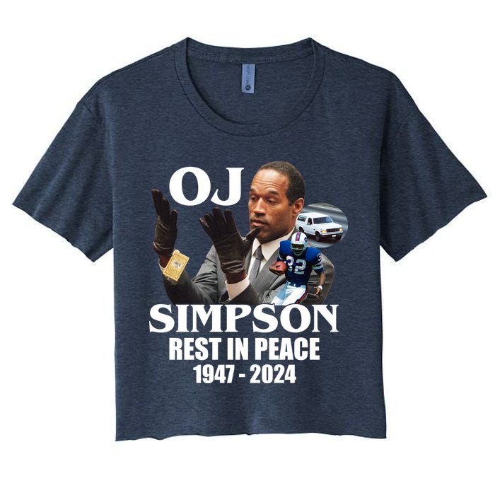 Rip Oj Simpson 1947 2024 Women's Crop Top Tee